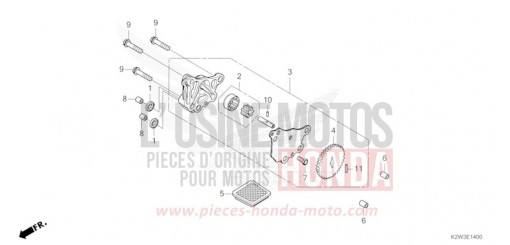 POMPE A HUILE ST125AP de 2023
